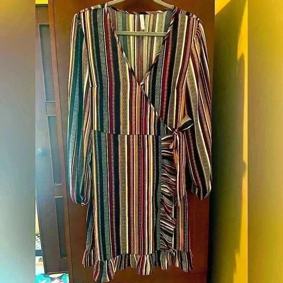 Xhilaration  Striped Dress - Picture 1 of 10